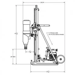 Diamond Products Core Bore 18" M-5PRO CB744 4 Speed 220v Complete Core Rig 4220098 7 Diamond Products Core Bore 18" M-5PRO CB744 4 Speed 220v Complete Core Rig 4220098 -Freud Diablo Blades Sales 17497 4 z1iz0rv2a3dpy7u3