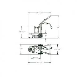 Diamond Products 8" Core Prep 2HP Electric CC80E Single Head Floor Grinder 15072 -Freud Diablo Blades Sales 20055 3 i54t5rqc1qex2a7s