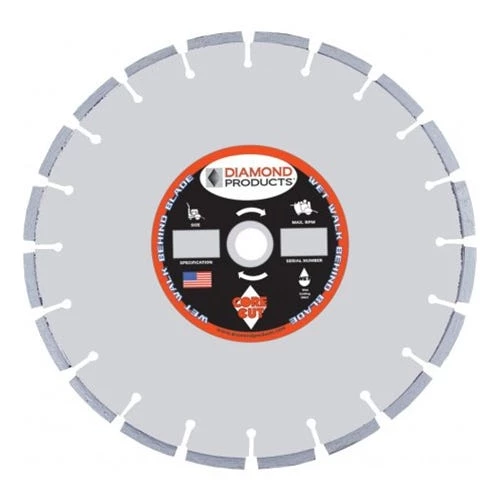 Diamond Products Core Cut 26" x .187 x 1" OPT Super PRO Cured Concrete Wet Blade OPTC4500X 1 Diamond Products Core Cut 26" x .187 x 1" OPT Super PRO Cured Concrete Wet Blade OPTC4500X