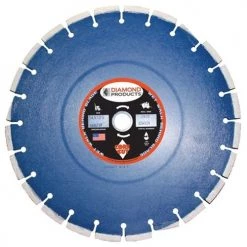 Diamond Products 24" x .250 x 1" Pro Blue Cured Concrete Wet Blade C51WTXM