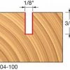 Freud 1/8" Double Flute Router Bit 04-100