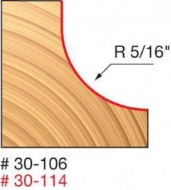 Freud 1/2" Cove Router Bit 30-106