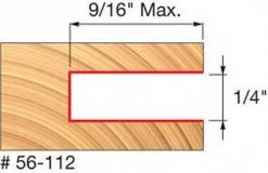Freud 1/4" Three Wing Slotting Cutter 56-112