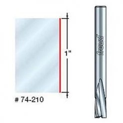 Freud 3/8" O Flute Down Spiral Bit 74-210