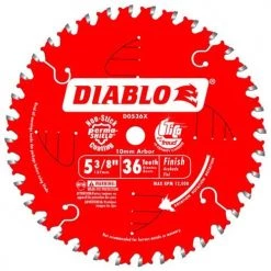 Freud Diablo 5-3/8" x 36 Tooth Trim Saw Blade D0536X