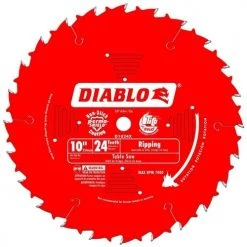 Freud Diablo 10" 24 Tooth Ripping Saw Blade D1024X