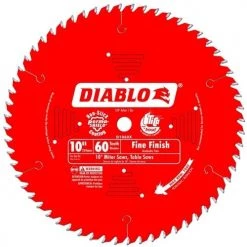 Freud Diablo 10" 60 Tooth Fine Finish Saw Blade D1060X
