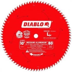 Freud DIablo 10" 80 Tooth Aluminum Cutting Saw Blade D1080N