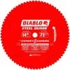 Freud Diablo 14" 72 Tooth Steel Demon Cermet 2 Carbide Ferrous Metal Cutting Saw Blade D1472CF
