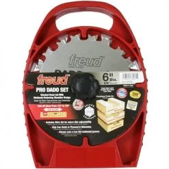 Freud 6" Pro Dado Set Blade Stack for 8" Table Saw SD206