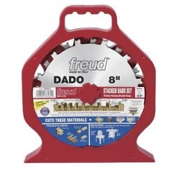 Freud 8" Pro Dado Set Blade Stack for 10" Table Saw SD208S